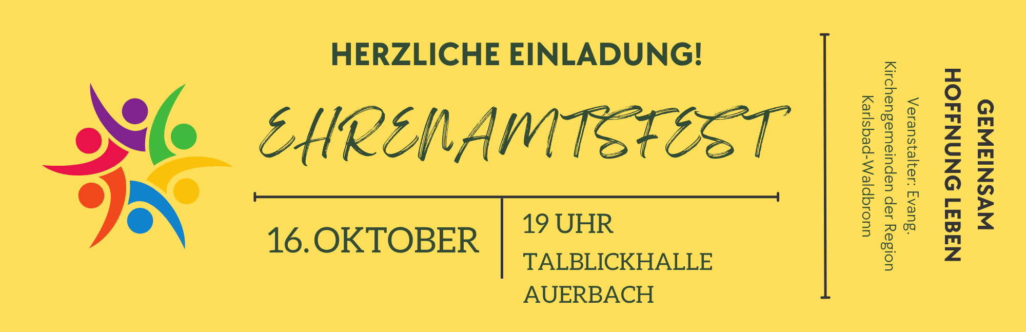 Ehrenamtsfest Flyer