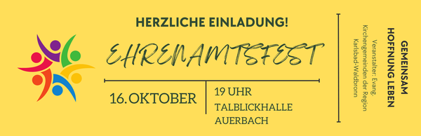 Ehrenamtsfest Flyer