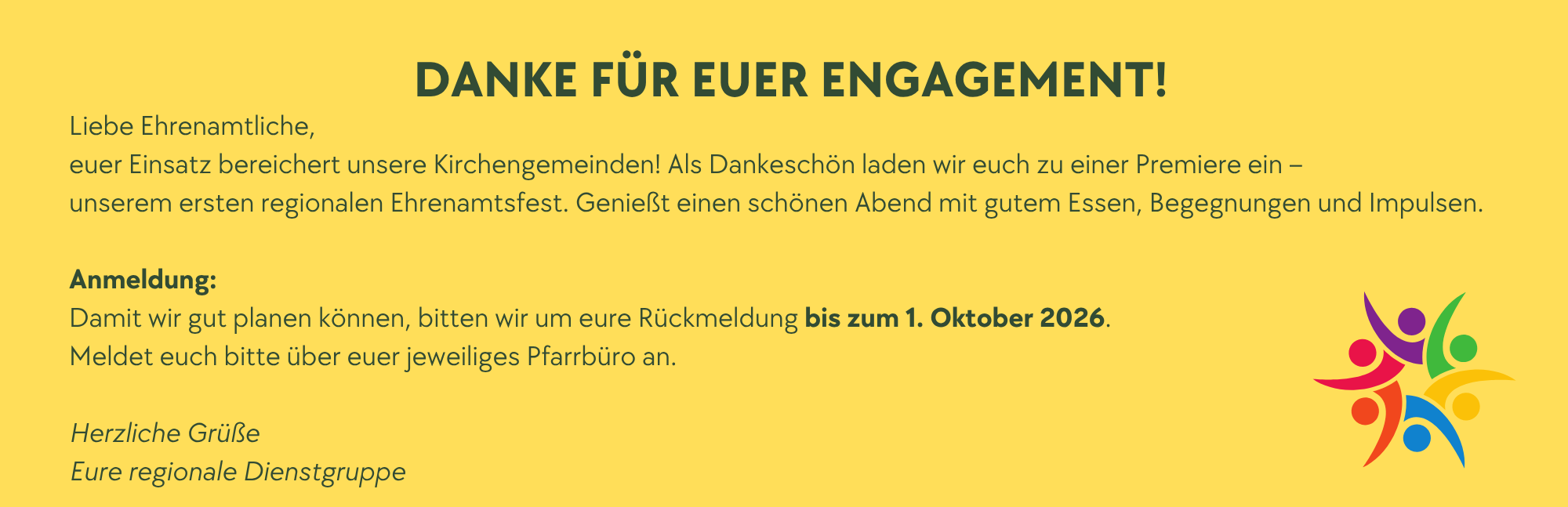 Quelle: Evangelische Kirchen in Karlsbad-Waldbronn Ehrenamtsfest Einladung